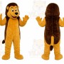 Brown Lion Mascot Costume for Children's Events