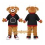 Brown Goat Mascot Costume for Sports Events
