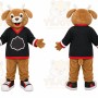 Brown Goat Mascot Costume for Sports Events