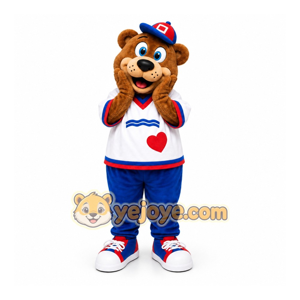 Brown Bear Mascot Costume for Sports Events Brown Bear Mascot Costume for Sports Events