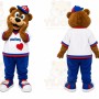 Brown Bear Mascot Costume for Sports Events