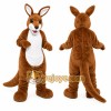 Brown Kangaroo Mascot Costume for Children's Events Brown Kangaroo Mascot Costume for Children's Events