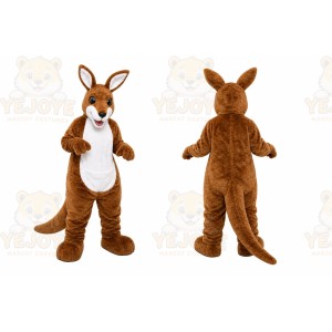 Brown Kangaroo Mascot Costume for Children's Events