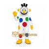 White Polka Dot Clown Mascot Costume for Events and Promotions White Polka Dot Clown Mascot Costume for Events and Promotions