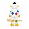 White Polka Dot Clown Mascot Costume for Events and Promotions White Polka Dot Clown Mascot Costume for Events and Promotions
