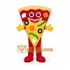 Red Pizza Slice Mascot Costume for Restaurant Promotions Red Pizza Slice Mascot Costume for Restaurant Promotions