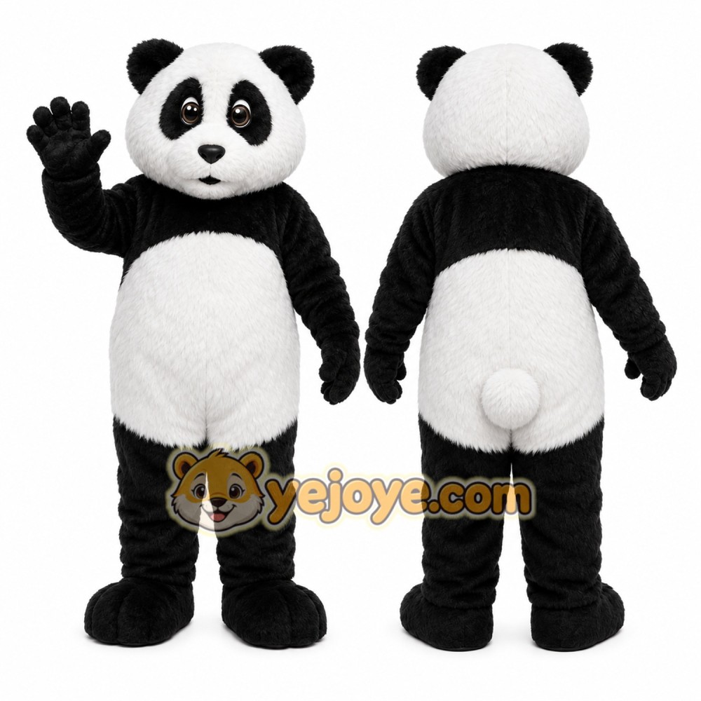 Black Panda Mascot Costume for Children's Events Black Panda Mascot Costume for Children's Events