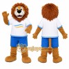Brown Lion Mascot Costume for Sports Events