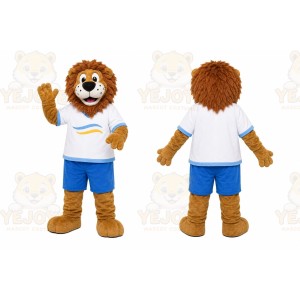 Brown Lion Mascot Costume for Sports Events
