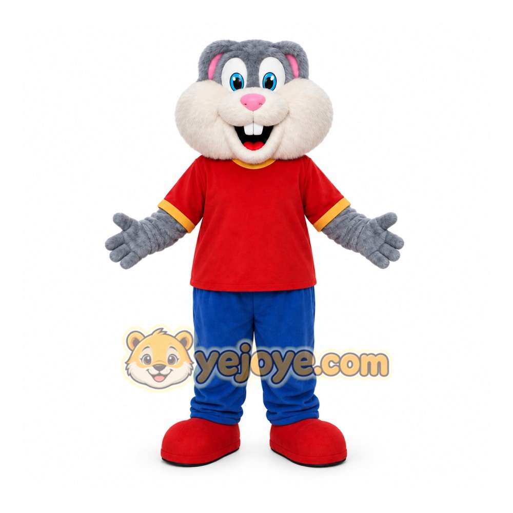 Gray Chipmunk Mascot Costume for Children's Events Gray Chipmunk Mascot Costume for Children's Events