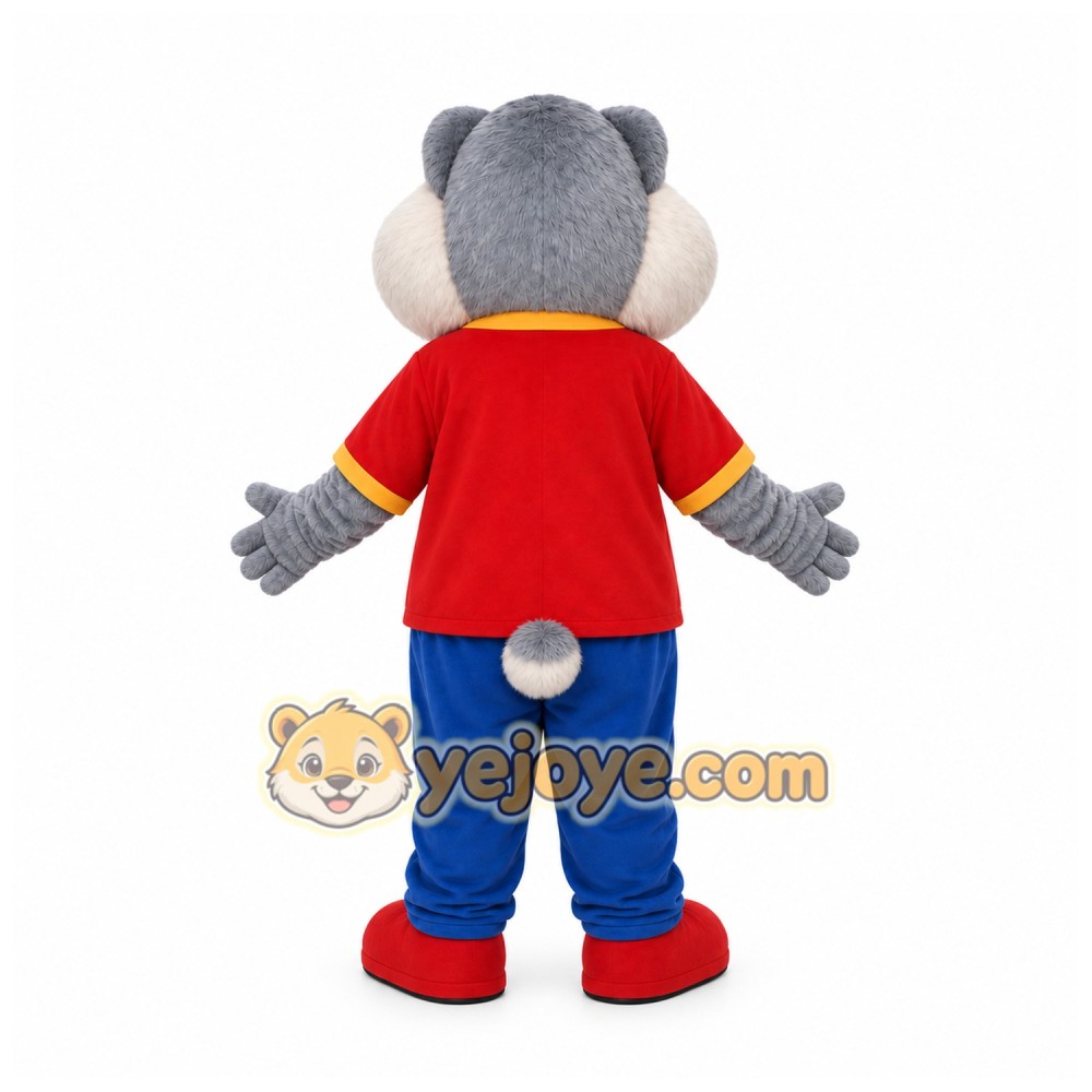 Gray Chipmunk Mascot Costume for Children's Events Gray Chipmunk Mascot Costume for Children's Events