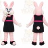 Pink Female Rabbit Mascot Costume for Children's Events
