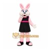 Pink Female Rabbit Mascot Costume for Children's Events Pink Female Rabbit Mascot Costume for Children's Events