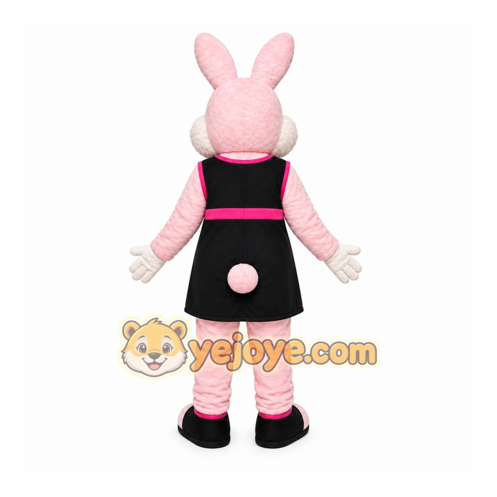 Pink Female Rabbit Mascot Costume for Children's Events Pink Female Rabbit Mascot Costume for Children's Events