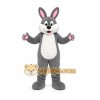 Gray Rabbit Mascot Costume for Children's Events