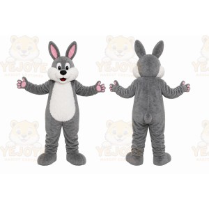 Gray Rabbit Mascot Costume for Children's Events