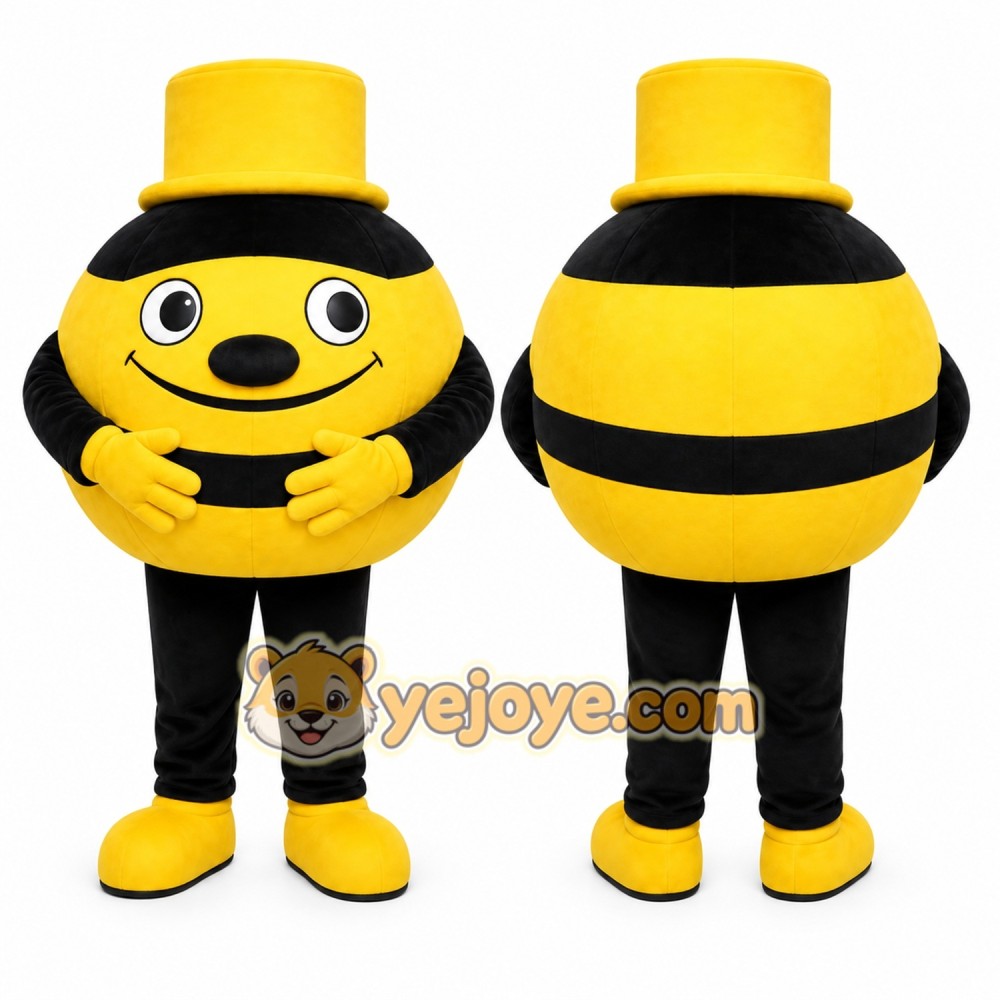 Yellow Bee Mascot Costume for Events and Promotions Yellow Bee Mascot Costume for Events and Promotions