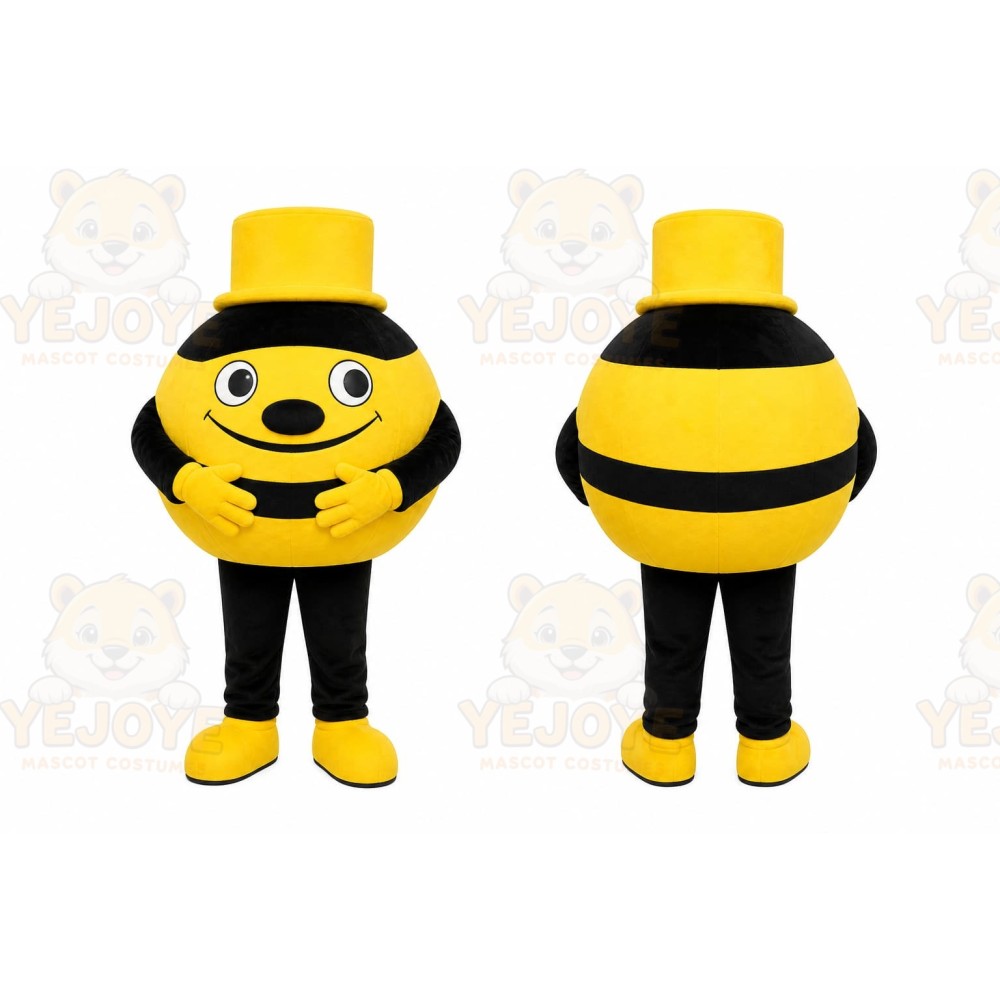 Yellow Bee Mascot Costume for Events and Promotions