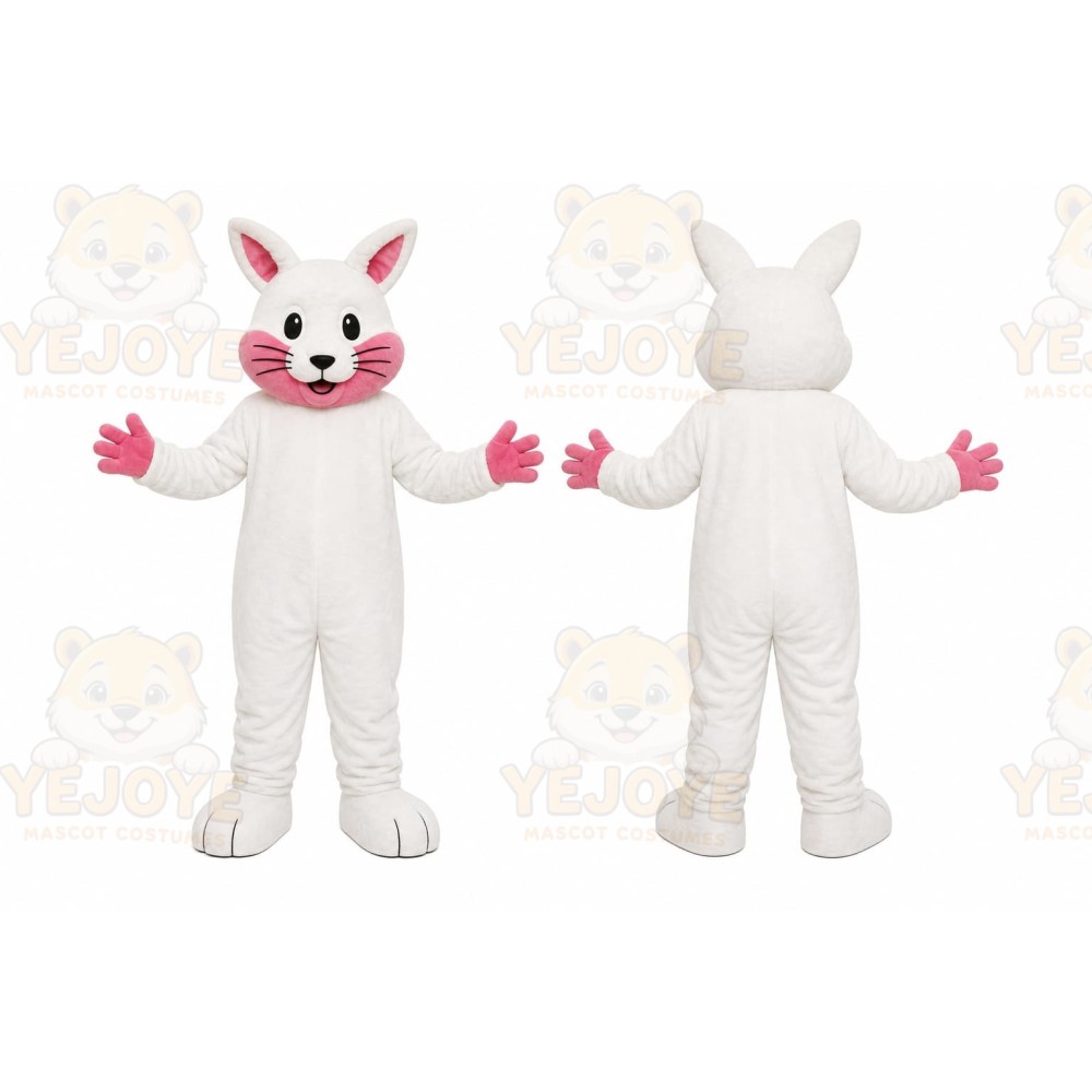 White Rabbit Mascot Costume for Children's Events
