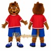 Brown Lion Mascot Costume for Sports Events Brown Lion Mascot Costume for Sports Events