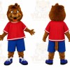 Brown Lion Mascot Costume for Sports Events