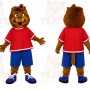 Brown Lion Mascot Costume for Sports Events