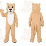 Tan Lion Mascot Costume for Children's Events