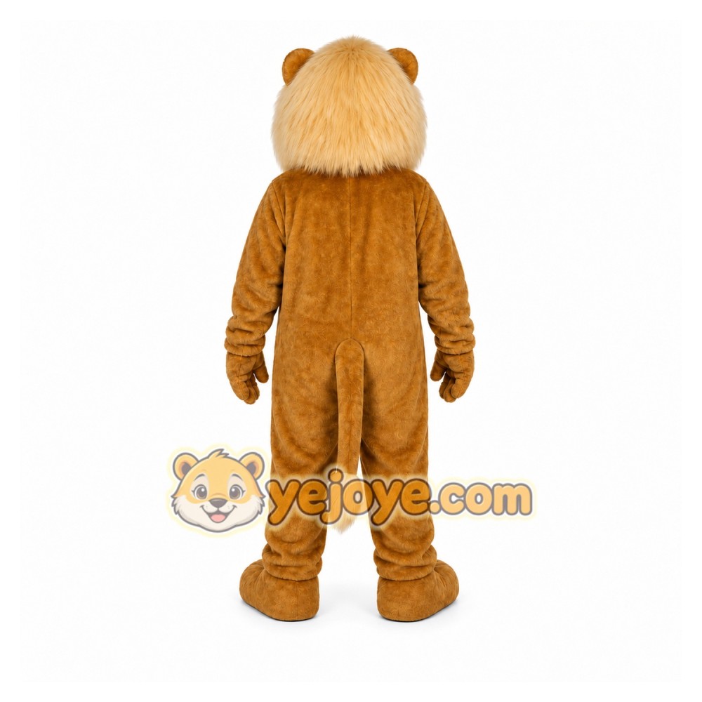 Brown Lion Mascot Costume for Events and Promotions Brown Lion Mascot Costume for Events and Promotions