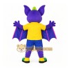 Purple Bat Mascot Costume for Children's Events Purple Bat Mascot Costume for Children's Events