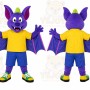 Purple Bat Mascot Costume for Children's Events