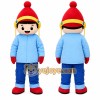 Blue Child Character Mascot Costume for Children's Events Blue Child Character Mascot Costume for Children's Events
