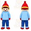Blue Child Character Mascot Costume for Children's Events