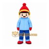 Blue Child Character Mascot Costume for Children's Events Blue Child Character Mascot Costume for Children's Events
