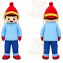 Blue Child Character Mascot Costume for Children's Events