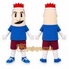 Blue Cartoon Character Mascot Costume for Events and Promotions