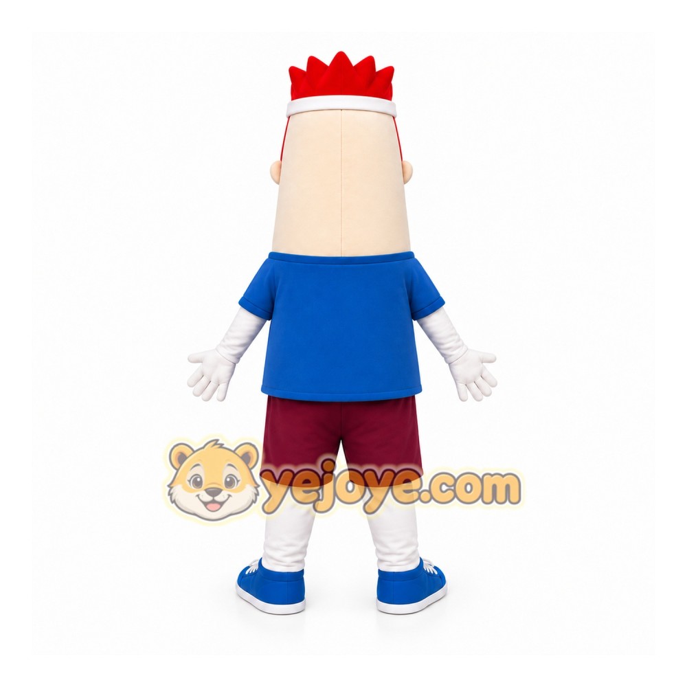 Blue Cartoon Character Mascot Costume for Events and Promotions