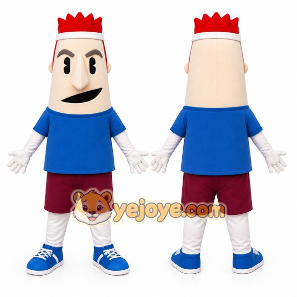 Cartoon Boy Mascot Costume for Events and Promotions