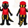 Black Lizard Mascot Costume for Events and Promotions