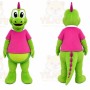 Green Dinosaur Mascot Costume for Children's Events