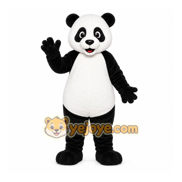 White Panda Mascot Costume for Events and Promotions