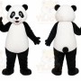 White Panda Mascot Costume for Events and Promotions