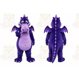 Purple Dragon Mascot Costume for Events and Promotions