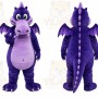 Purple Dragon Mascot Costume for Events and Promotions