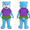 Blue Bear Mascot Costume for Children's Events