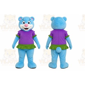 Blue Bear Mascot Costume for Children's Events