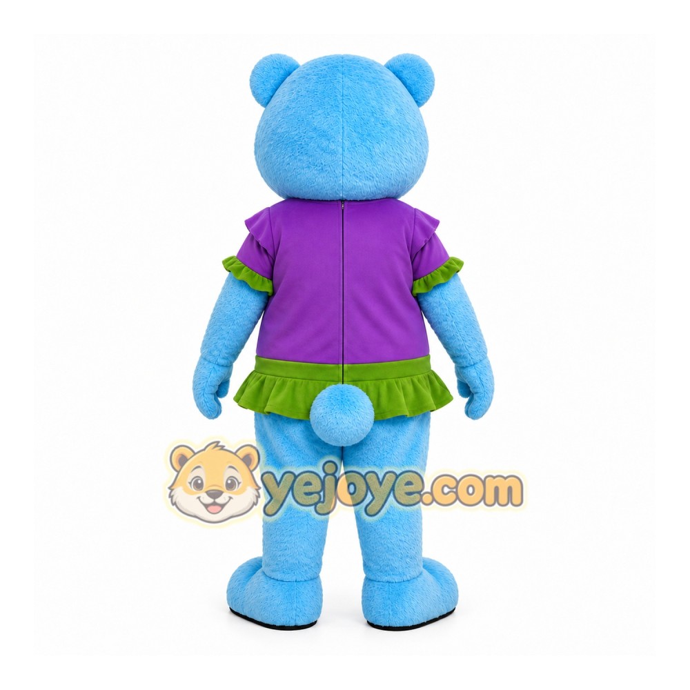 Blue Bear Mascot Costume for Children's Events Blue Bear Mascot Costume for Children's Events