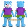 Blue Bear Mascot Costume for Children's Events