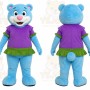 Blue Bear Mascot Costume for Children's Events