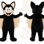 Black Bat Mascot Costume for Events and Promotions