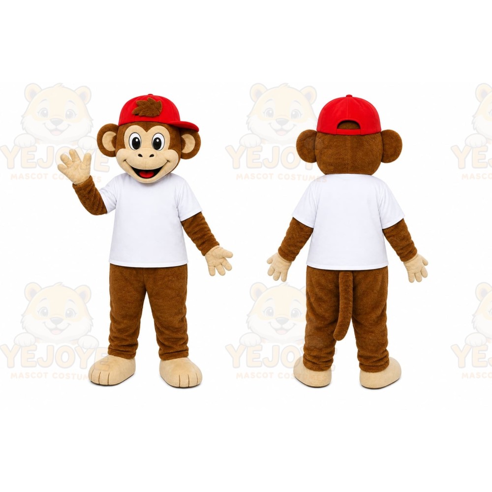 Brown Monkey Mascot Costume for Events and Promotions